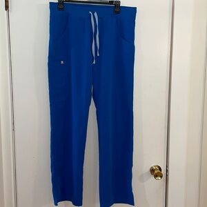 FIGS Kade Cargo Scrub Bottoms | Medium | Royal Blue